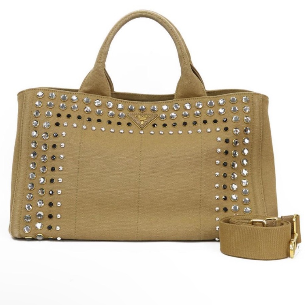 PRADA
Handbag Kanapatoto Mm Ladies Beige Shoulder Bag